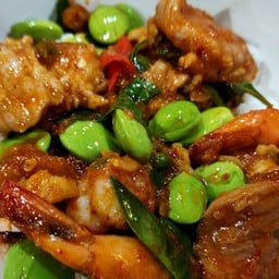 สะตอผัดพริงแกงกุ้ง