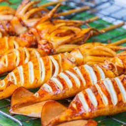 เจ๊มาลัย ปลาหมึกย่าง