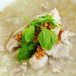 ข้าวต้มทรงเครื่อง ไก่