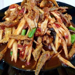 ตำลาวปลากรอบ