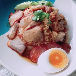 ข้าวแกง ข้าวมันไก่ ป้าสุ เขาพระงาม เขาพระงาม