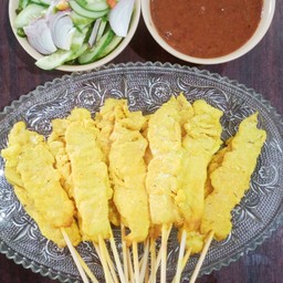 หมูสะเต๊ะชุดใหญ่