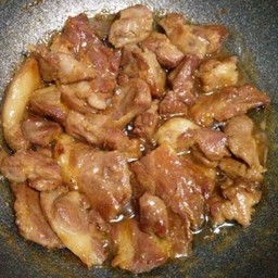 หมูโค๊ะกระเทียม