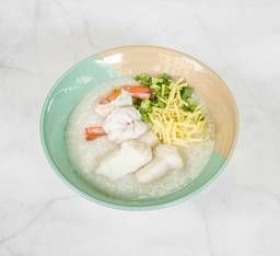 โจ๊กปลา+กุ้ง