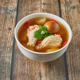ซุปไก่ตุ๋นมะนาวดองอาม่า