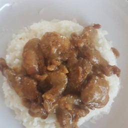 ข้าวหน้าไก่อบซอสเข้มข้นสูตรฮ่องกง