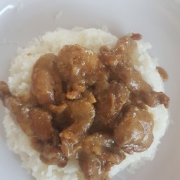 ข้าวไก่อบซอสสูตรเข้มข้น