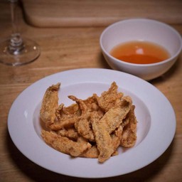 ปลาเห็ดโคนทอดน้ำปลา