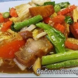 ข้าว ผัดผักรวม