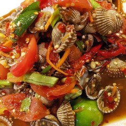 ตำหอยแครง