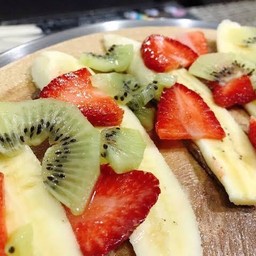 ผลไม้รวมนูเทลล่าเครป