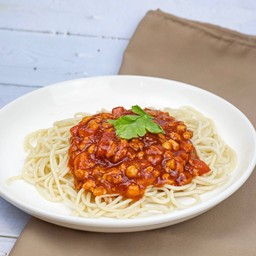 สปาเก็ตตี้ซอสมะเขือเทศหมู