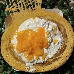 ขนมโตเกียวใส้ครีมฝอยทอง