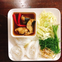 ขนมจีนหม้อปลาร้า(เนื้อปลาอย่างเดียว)