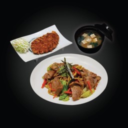 เซตยากิโซบะหมู