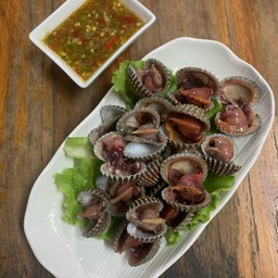 หอยแครงลวก