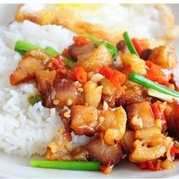 พริกเผาหมูกรอบ