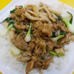 หมูชิ้นผัดน้ำมันหอย