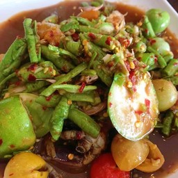 ตำถั่วฝักยาว