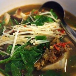แกงเห็ดรวมปลาย่าง