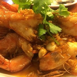 กุ้งทอดกระเทียม