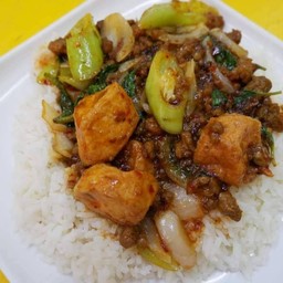 พริกเผาเต้าหู้หมูสับ