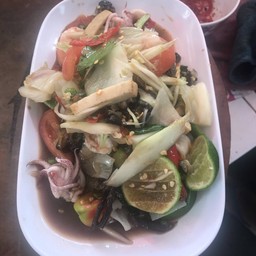 ตำเกาเหลา รวม (ปลาร้า)