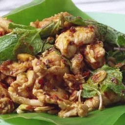 ยำหมู สะระแหน่