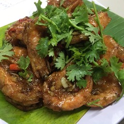 กุ้งผัดพริกเกลือ