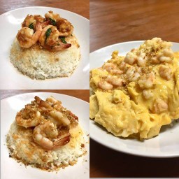ข้าวไข่ข้นกุ้ง🦐(เมนูกุ้ง)