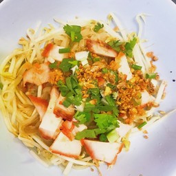 เส้นเล็กหมูแดงแห้ง