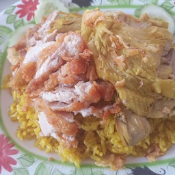 ข้าวหมกไก่+ไก่ทอด