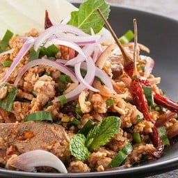 ลาบหมูสุก