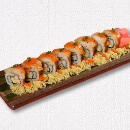 Aburi Hotate Tobiko Roll