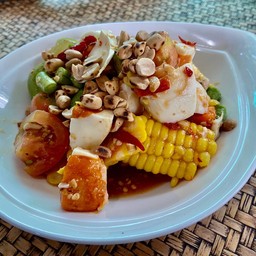 ตำข้าวโพดไข่เค็ม