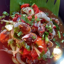 เหลาหอยแครงกุ้งสด