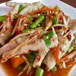 ตำตีนไก่