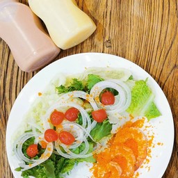 สลัดไข่กุ้งกุ้งย่าง