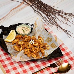 ปลาหมึกทอด