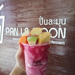 ผลไม้รวมปั่น + ท็อปปิ้งผลไม้สด