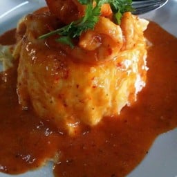 ข้าวไข่ซอสต้มยำกุ้ง