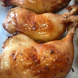 น่องติดสะโพกไก่ย่างค