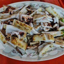 ปลาหมึกย่าง อร่อย 