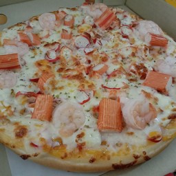 พิซซ่าหน้าปูอัดกุ้ง