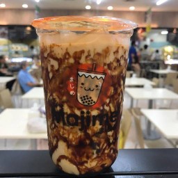 ชานมไข่มุก ปังปิ้ง -