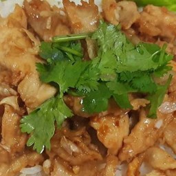 ข้าวราดหมูทอด