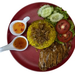 ข้าวหมกไก่ทอด