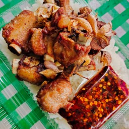 ซี่โครงทอด & น้ำพริกดำ