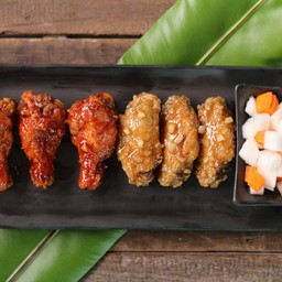 ไก่ทอดเกาหลี(ซอสกระเทียม)