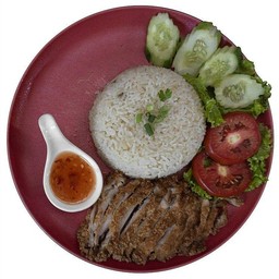 ข้าวมันไก่ทอด